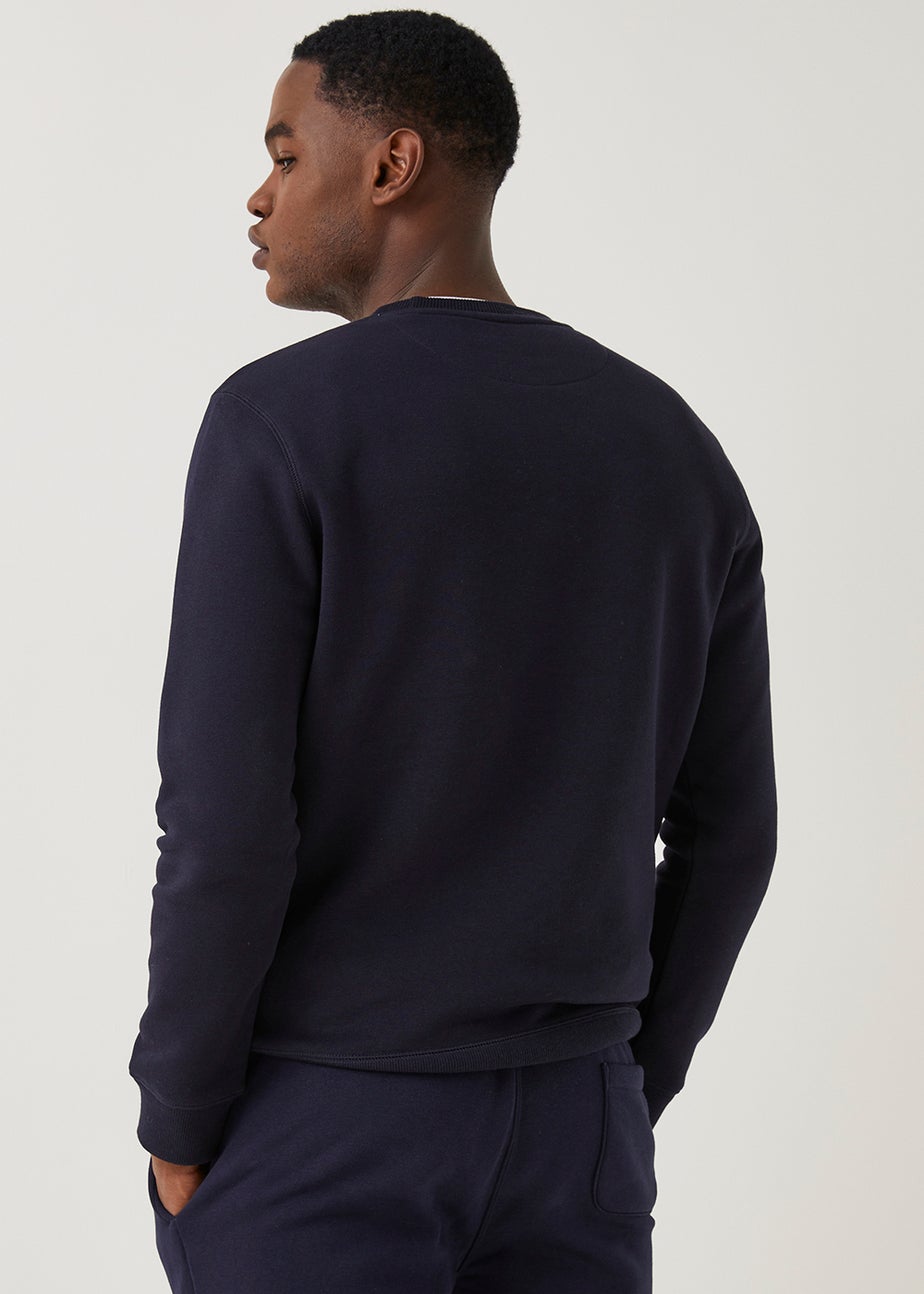 Navy Essential Crew Neck Sweatshirt