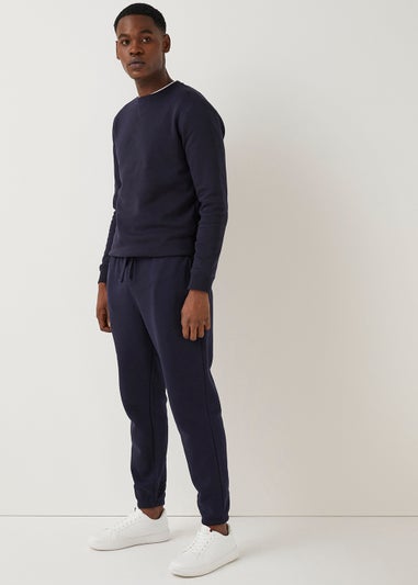 Navy Essential Crew Neck Sweatshirt