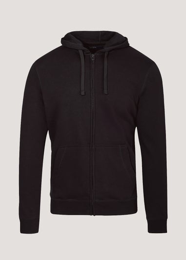Black Zip Up Hoodie