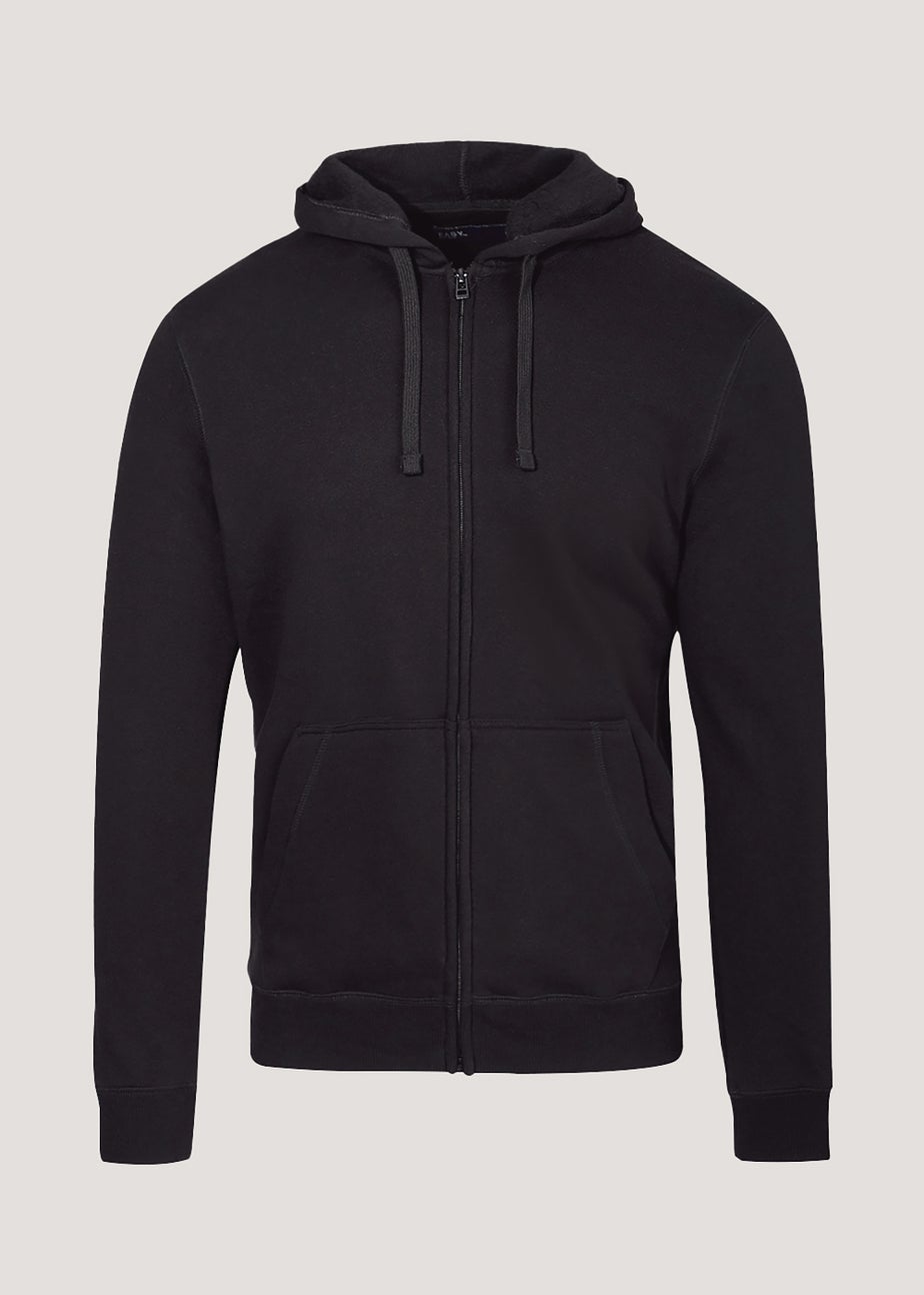 Black Pull-On Hoodie