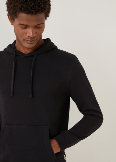 Black Pull-On Hoodie