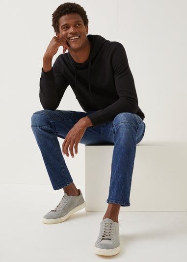 Black Pull-On Hoodie