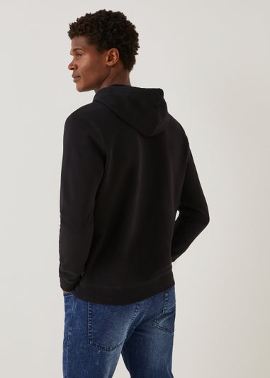 Black Pull-On Hoodie