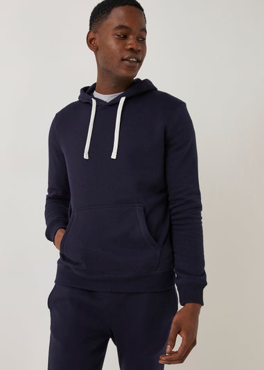 Navy Pull-On Hoodie