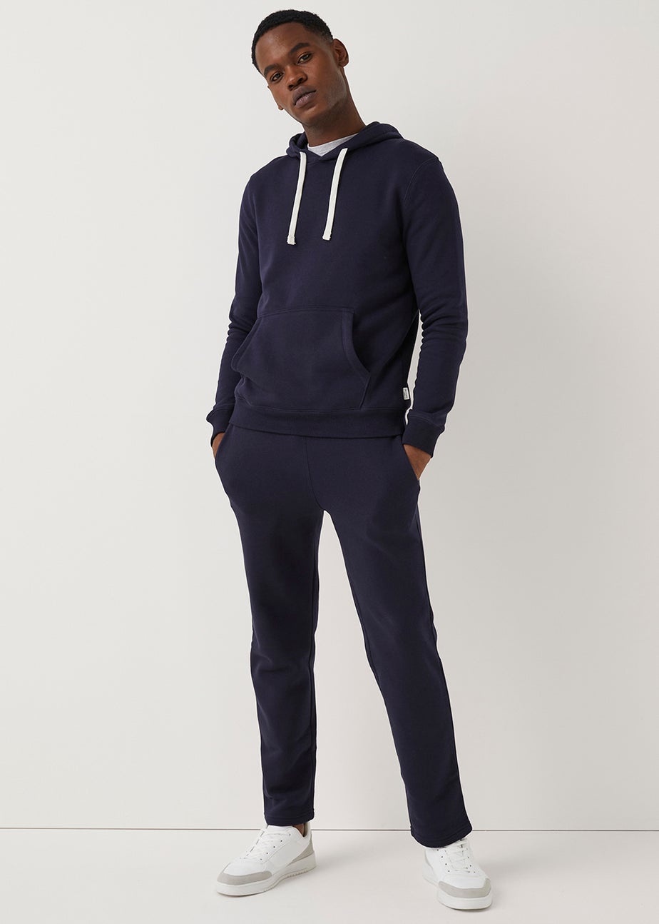 Navy Pull-On Hoodie