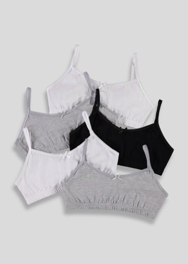 Girls 5 Pack Core Crop Tops (6-13yrs)