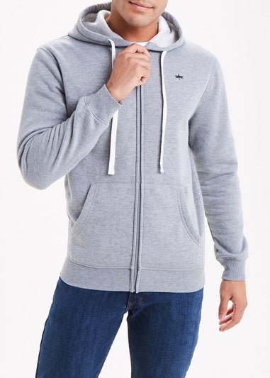 Grey Zip Up Hoodie