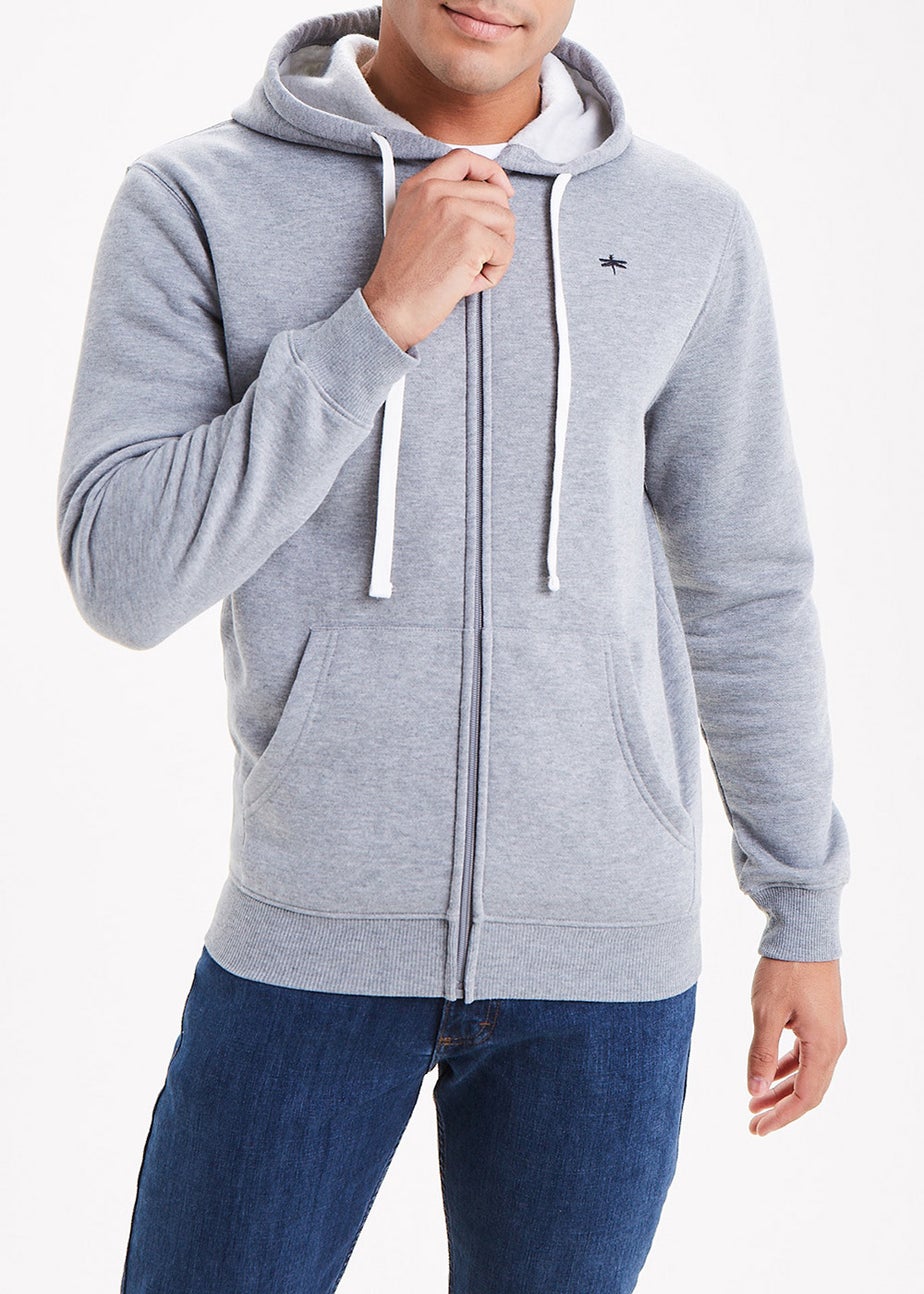 Grey Zip Up Hoodie