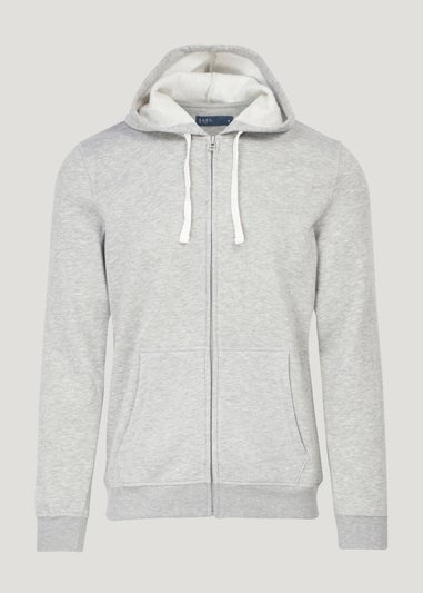 Grey Zip Up Hoodie