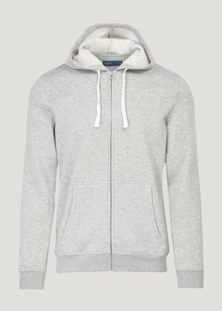 Grey Zip Up Hoodie