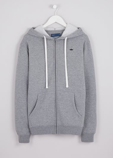 Grey Zip Up Hoodie