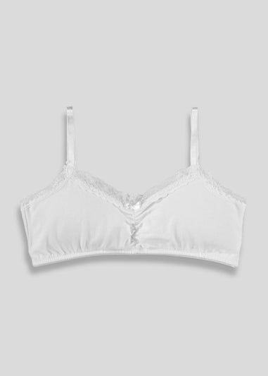 Girls White Crop Top (8-13yrs)