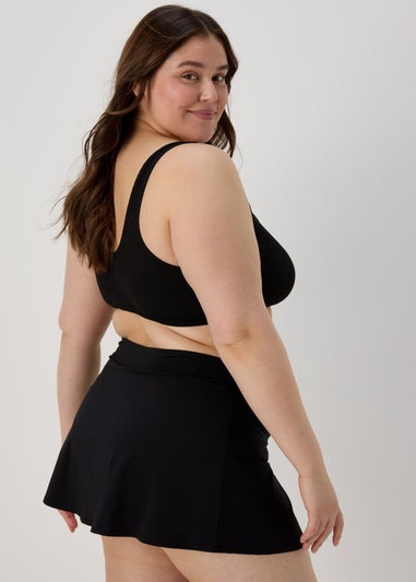 Black Skirted Bikini Bottoms