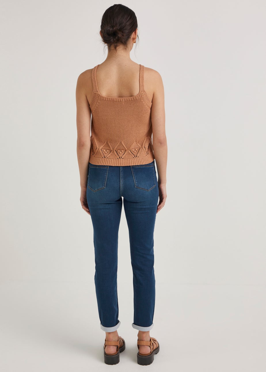 Jolie Dark Wash Relaxed Skinny Jeans