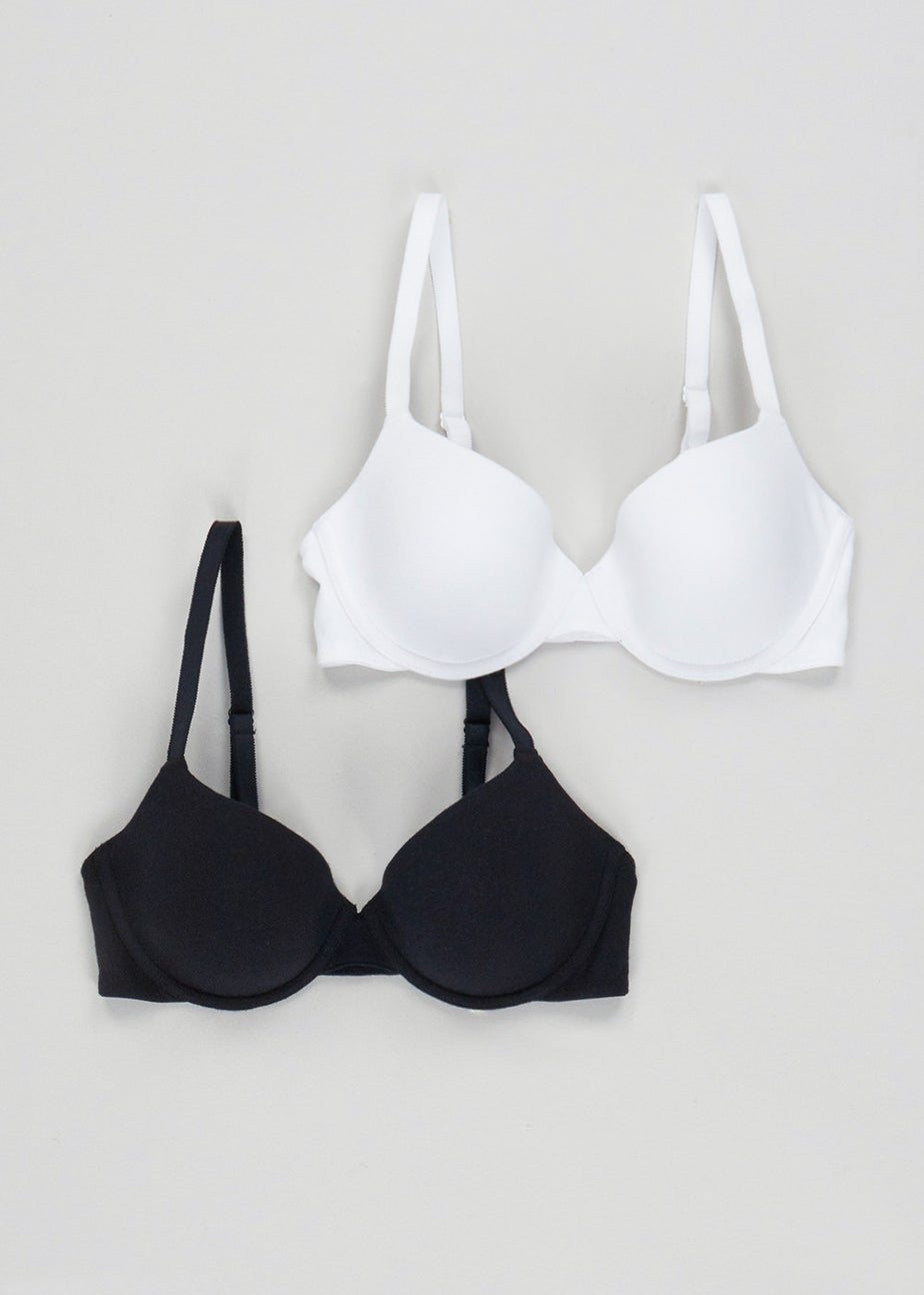 2 Pack Cotton Rich T-Shirt Bras