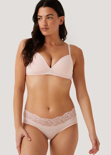 5 Pack Lace Trim Short Knickers