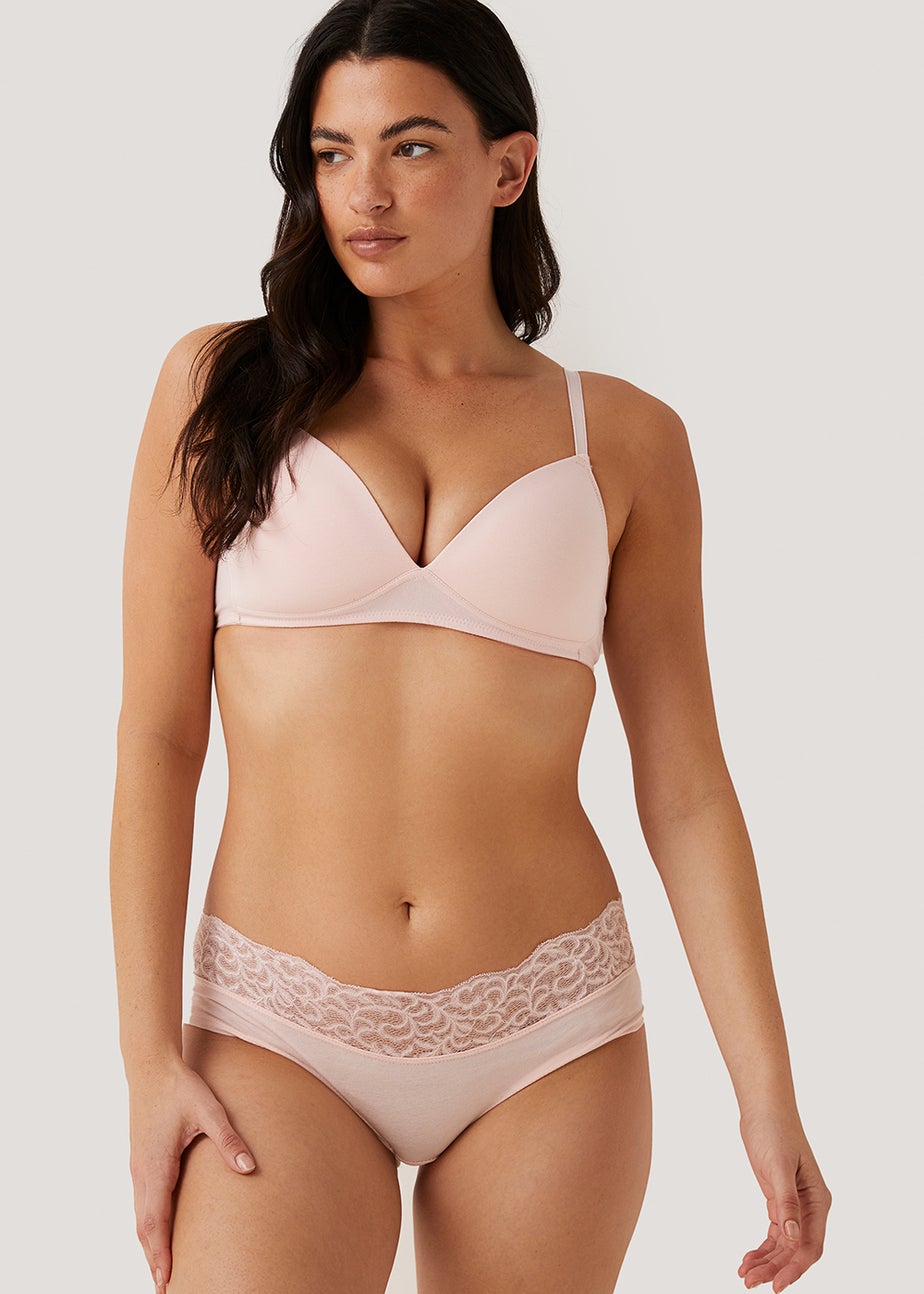 5 Pack Lace Trim Short Knickers