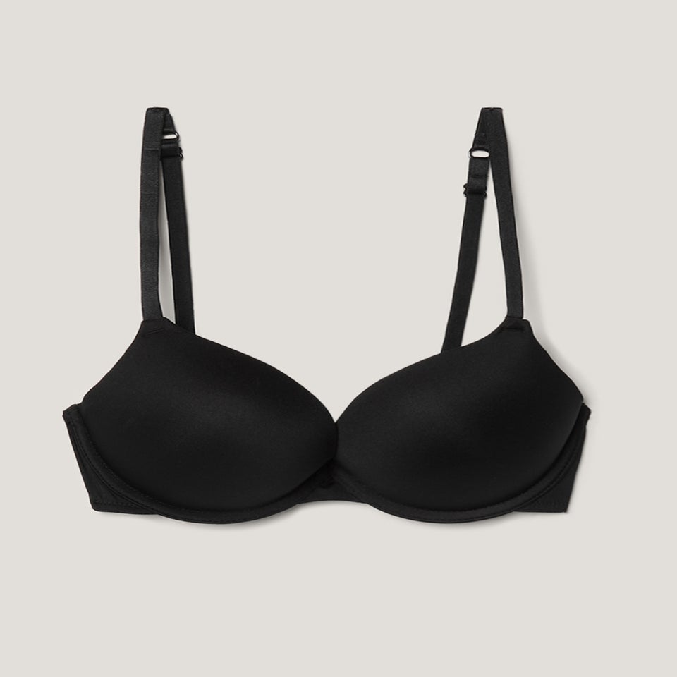 Black Super Enhance Bra