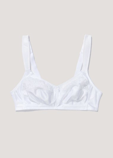 White Non Wired Max Support Bra