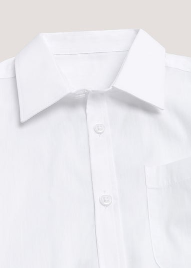 Boys 2 Pack White Short Sleeve School Blouses (8-16yrs)