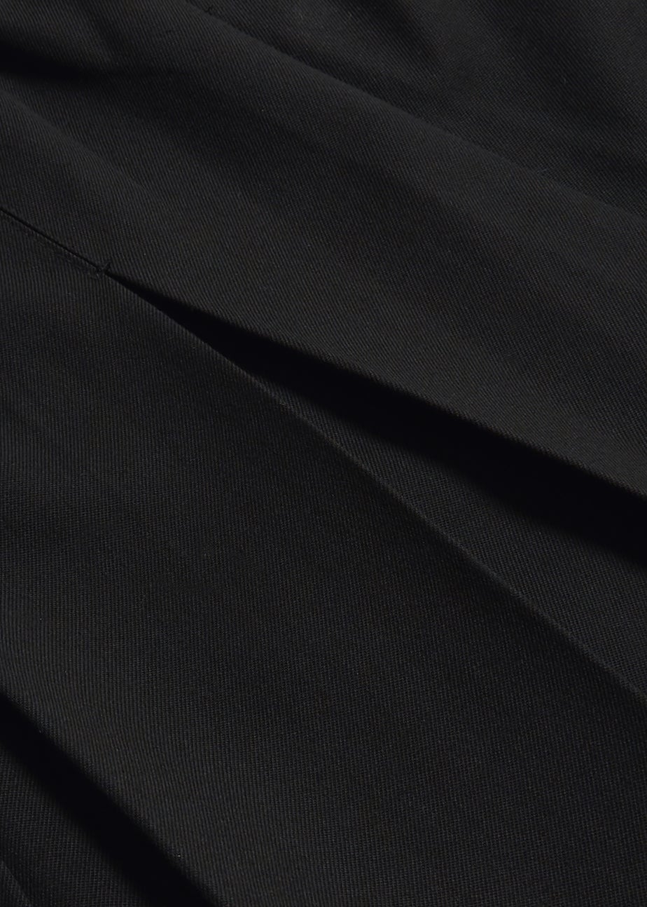 Girls Black Long Box Pleat School Skirt (6-16yrs)