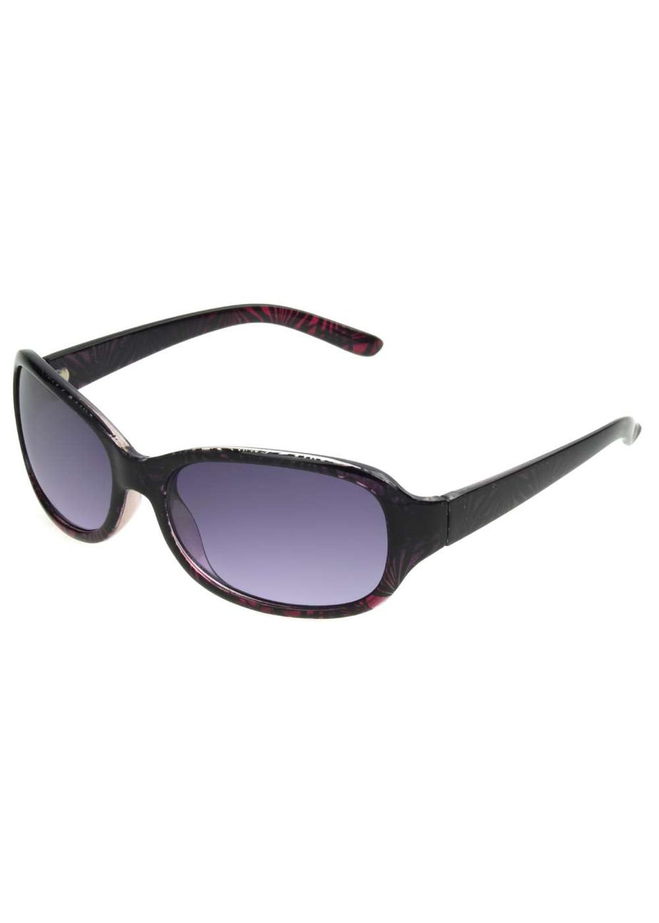 Foster Grant Floral Print Square Frame Sunglasses