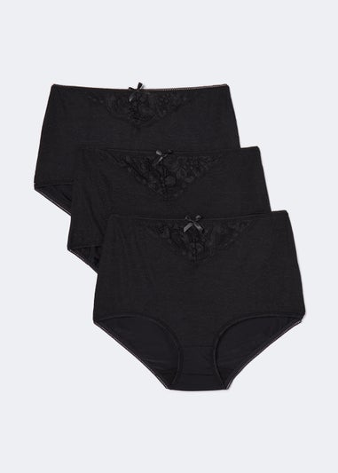 3 Pack Jacquard Full Knickers