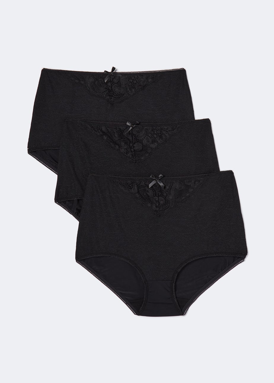 3 Pack Jacquard Full Knickers