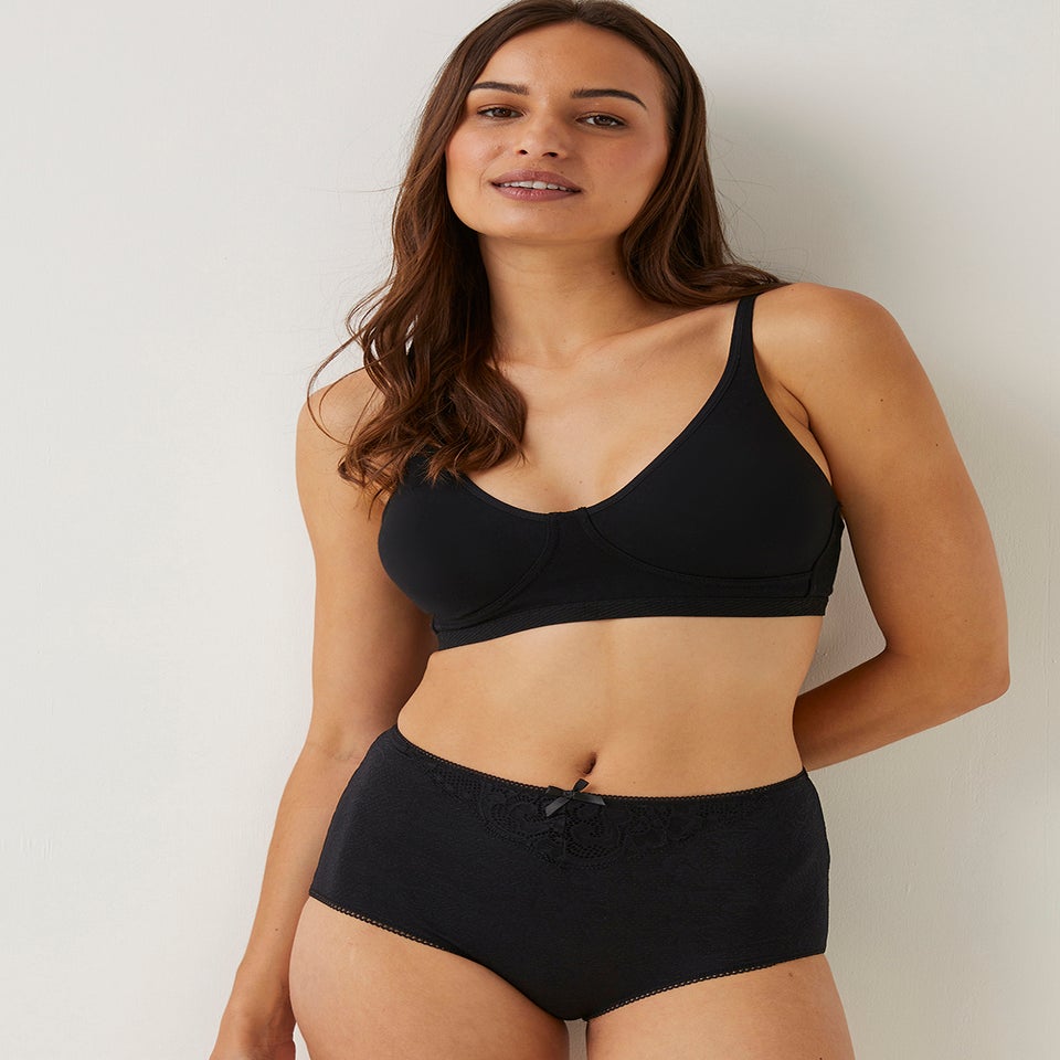 3 Pack Jacquard Full Knickers