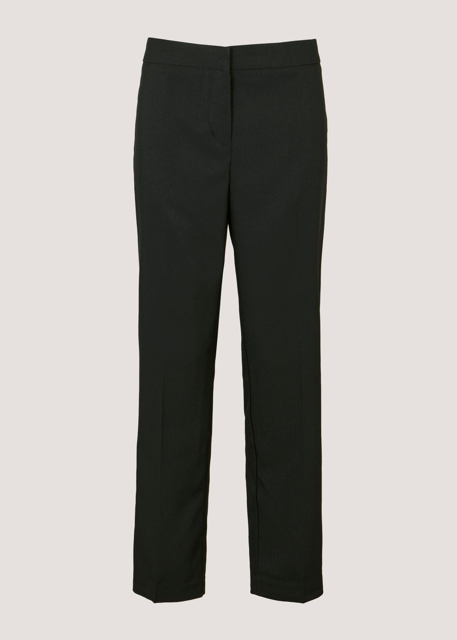 Et Vous Black Straight Fit Trousers (Short)