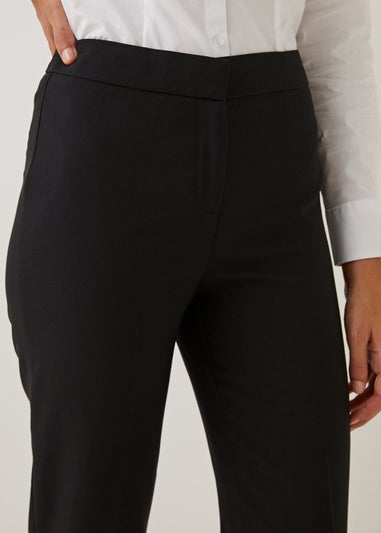 Et Vous Black Straight Fit Trousers (Long Length)