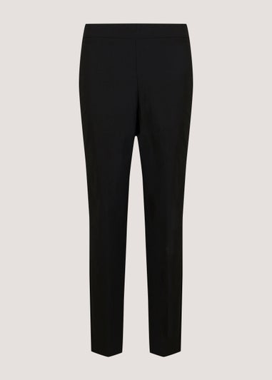 Et Vous Black Bengaline Slim Fit Trousers (Long Length)