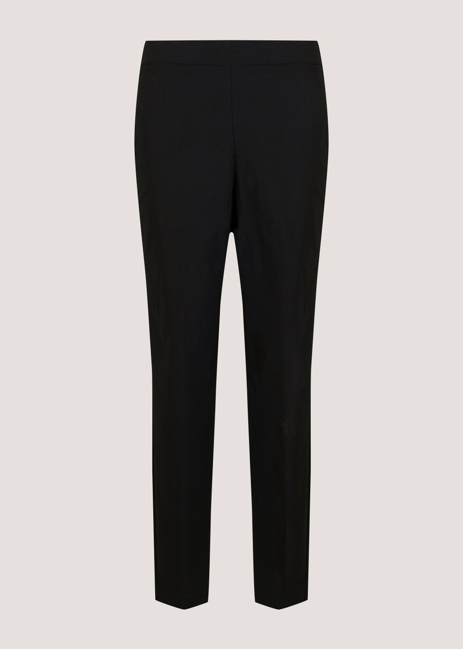 Et Vous Black Bengaline Slim Fit Trousers (Long Length)