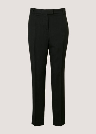 Et Vous Black Slim Fit Ankle Grazer Trousers (Long Length)
