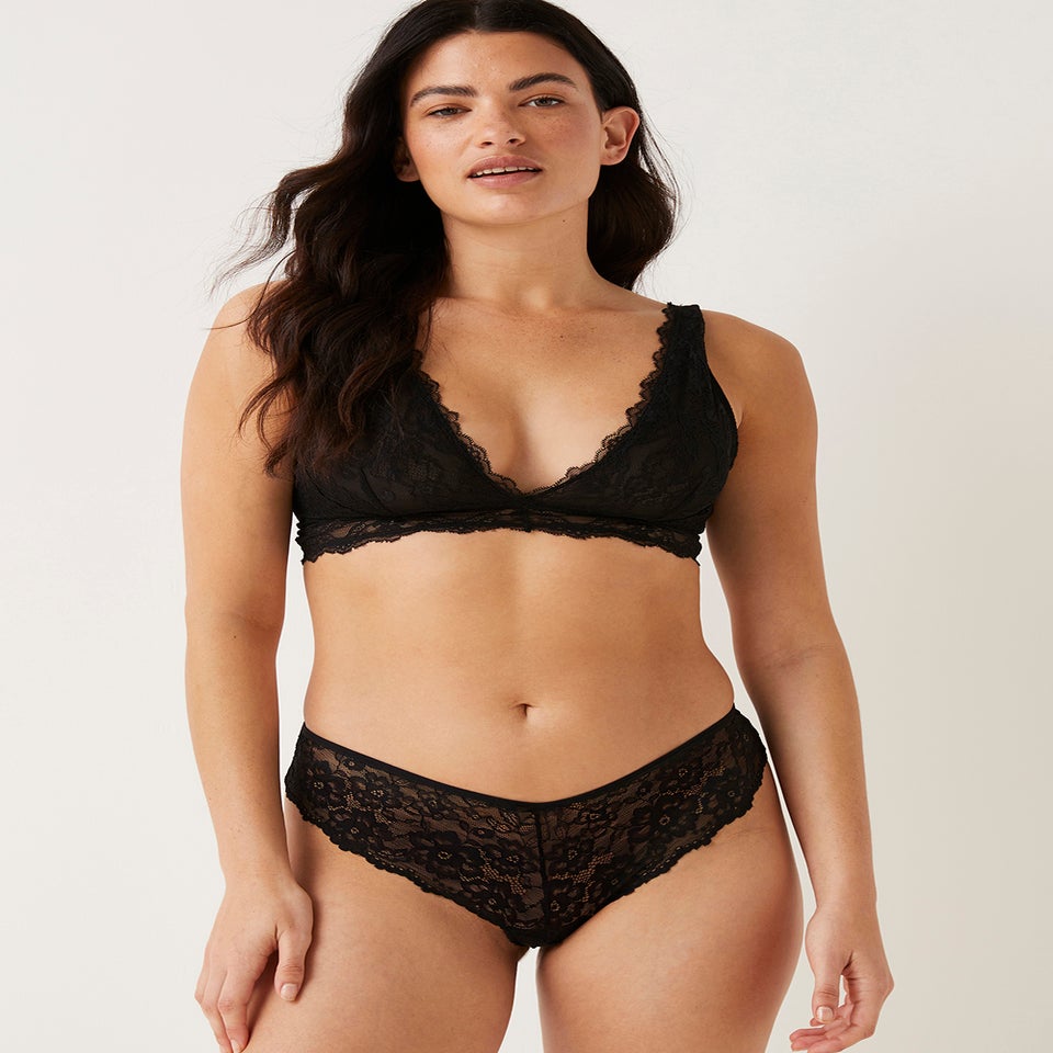 3 Pack Lace Brazilian Knickers