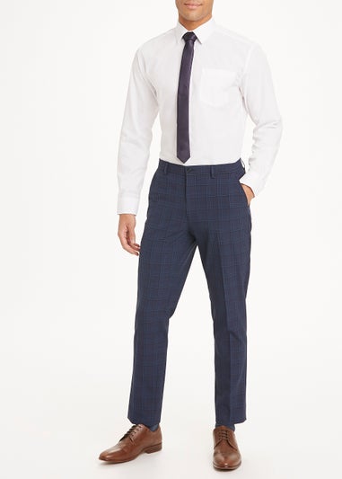 Taylor & Wright White Regular Fit Shirt & Tie Set