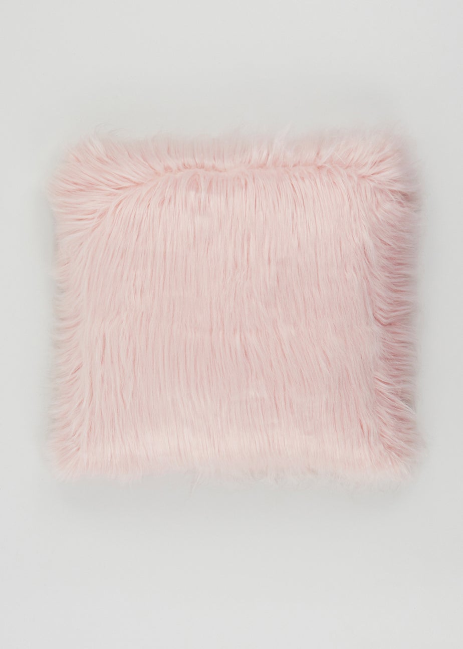 Mongolian Faux Fur Cushion (46cm x 46cm)