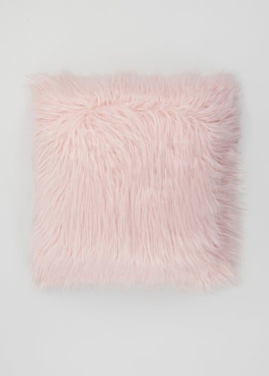 Large Mongolian Faux Fur Cushion (59cm x 59cm)