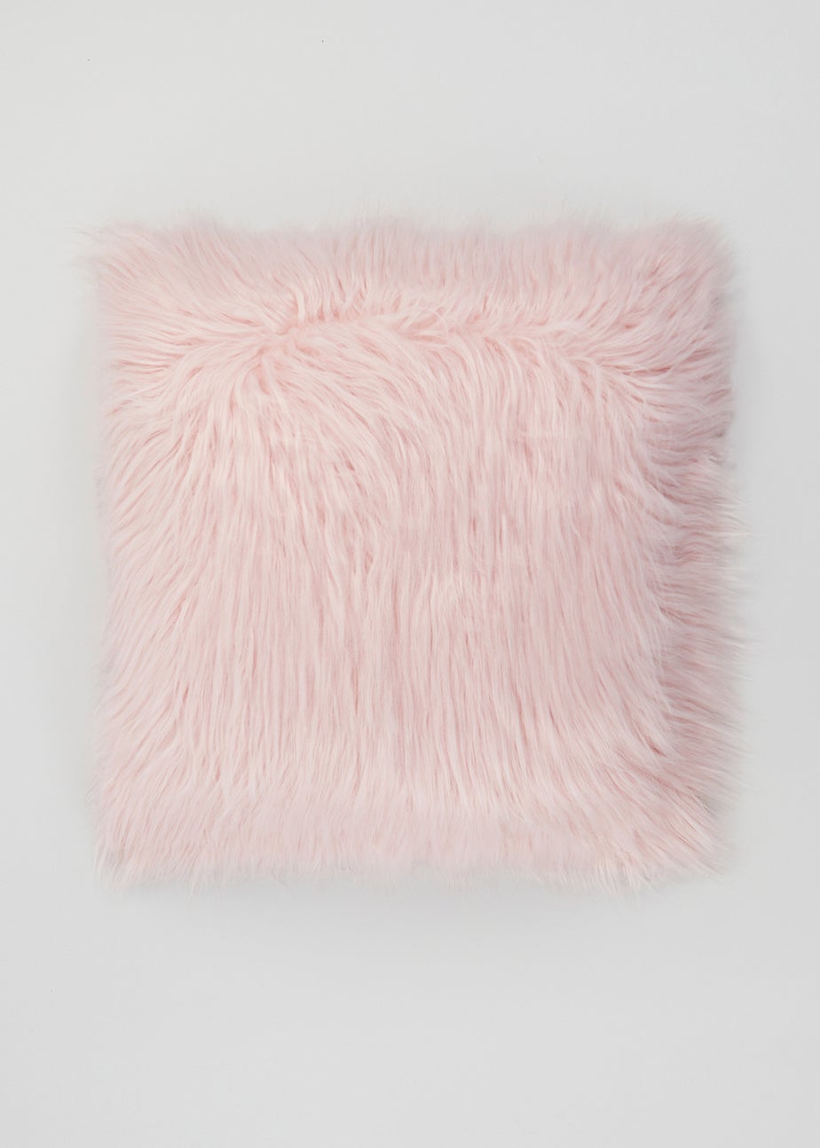 Large Mongolian Faux Fur Cushion (59cm x 59cm)