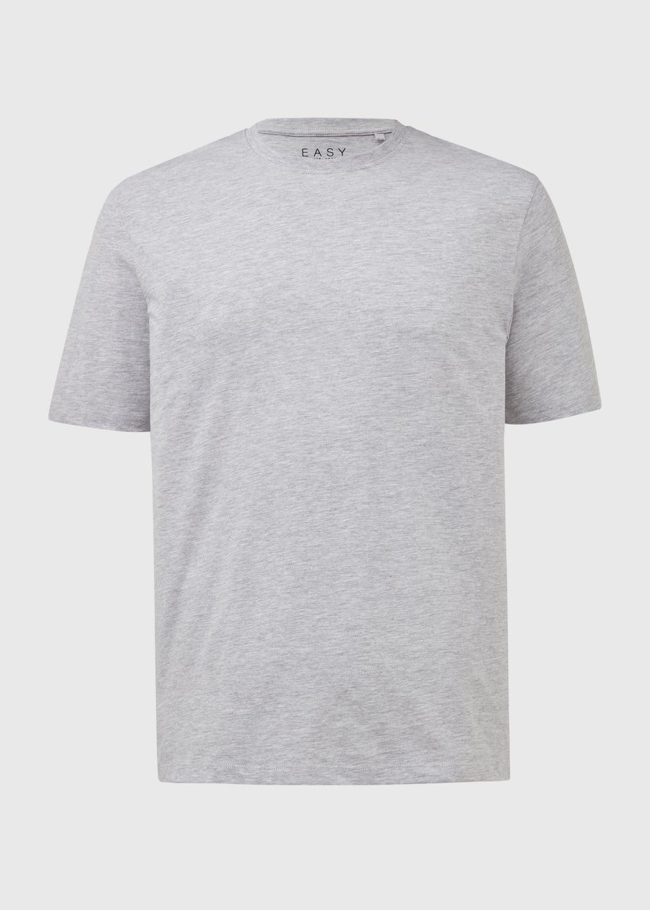 Grey Essential Crew Neck T-Shirt