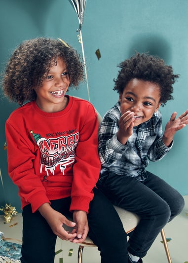 Boys Blue Pull On Skinny Jeans (9mths-6yrs)