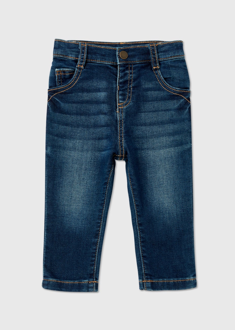 Boys Blue Pull On Skinny Jeans (9mths-6yrs)