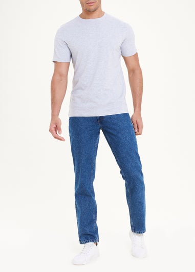 Wrangler Blue Straight Fit Jeans