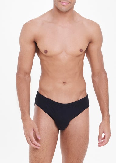 4 Pack Black Briefs