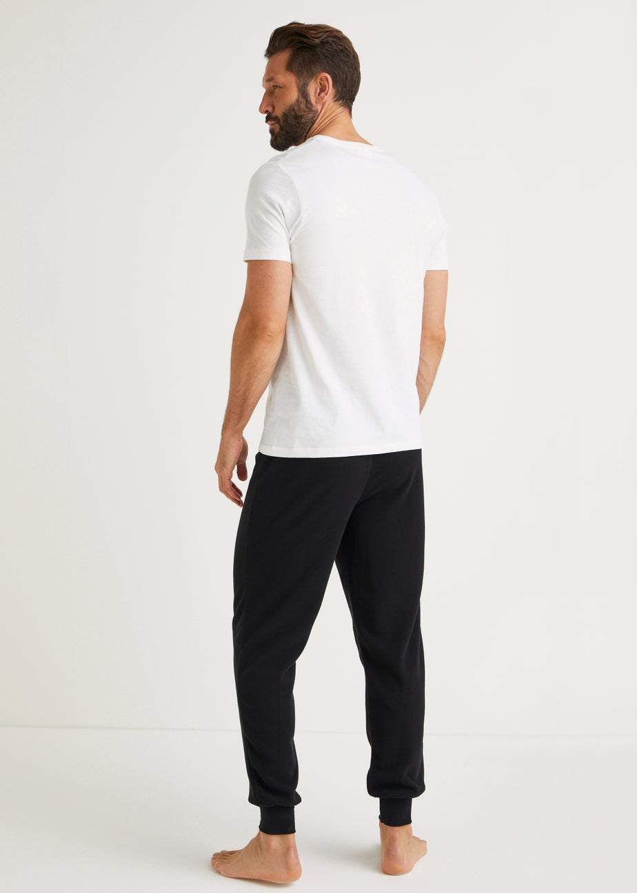 Black Microfleece Thermal Long Johns