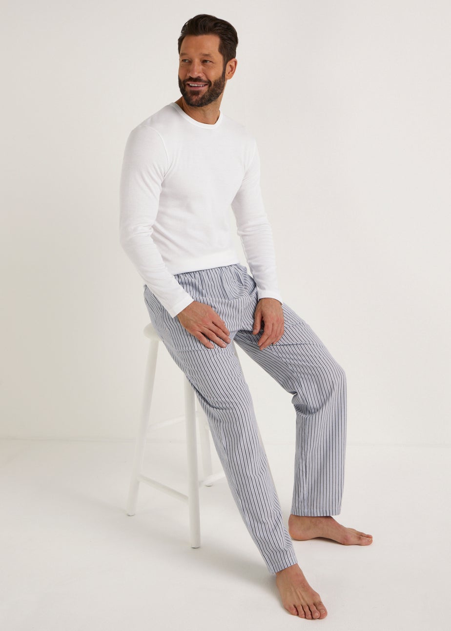 White Long Sleeve Thermal T-Shirt