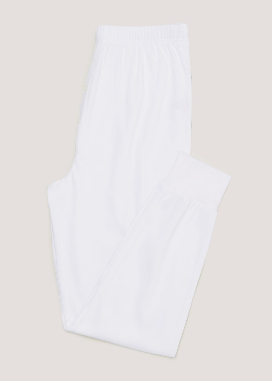White Thermal Long Johns