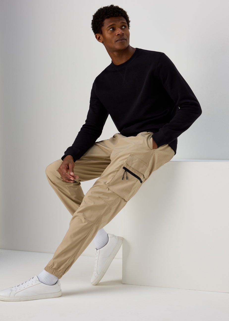 Black Essential Crew Neck Sweatshirt