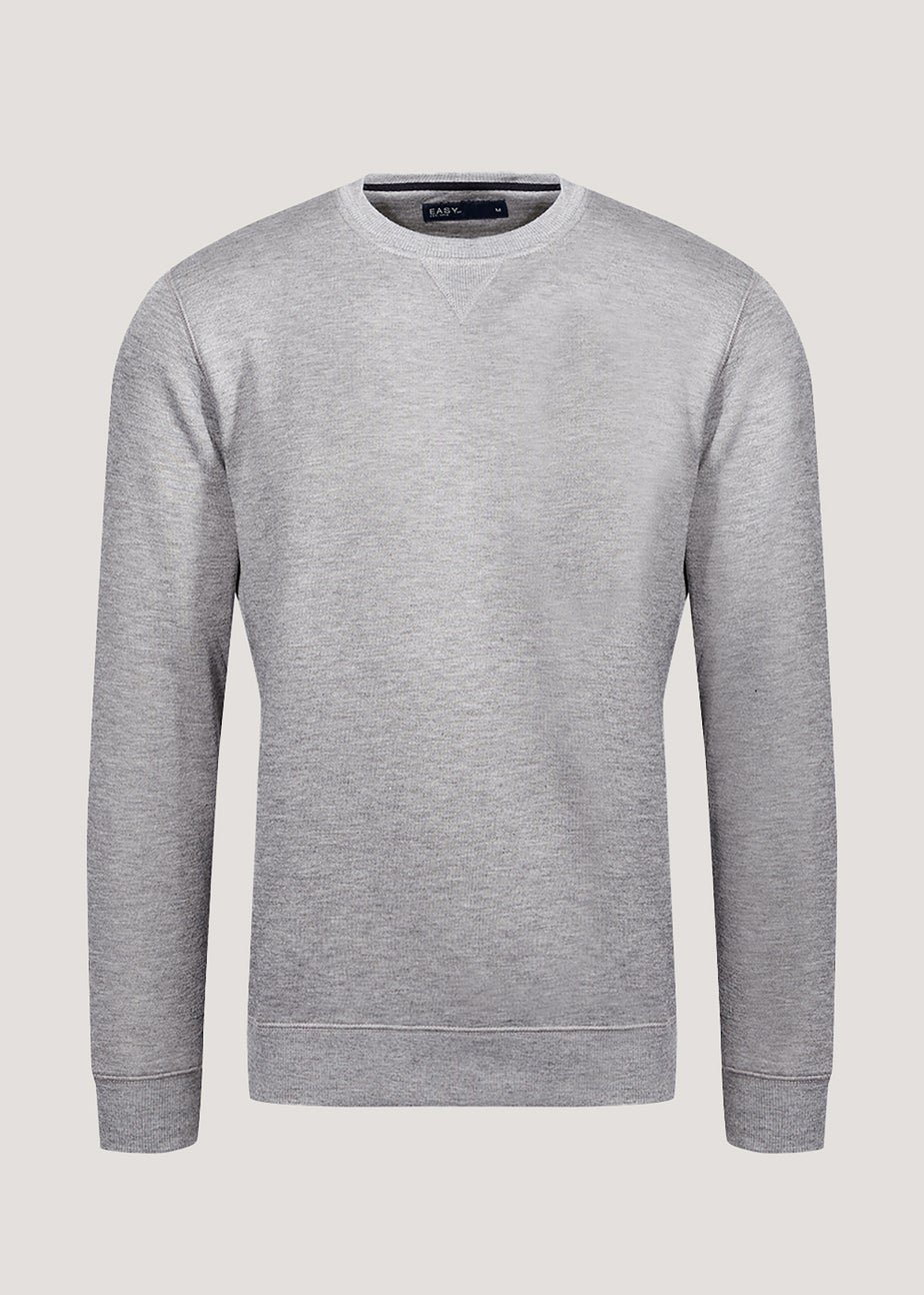 Grey Essential Crew Neck Sweatshirt