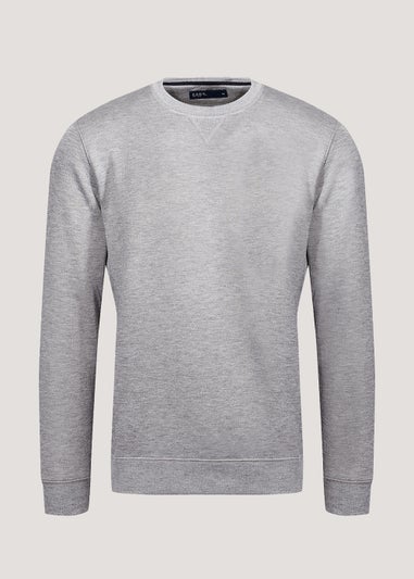 Grey Essential Crew Neck Sweatshirt